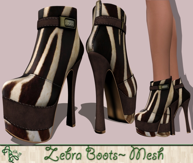 ***Arisaris AA1 Zebra Boots Pic